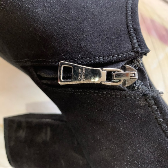 Prada zipper booties *guaranteed authentic* booties size 38 1/2 black shooties - Picture 7 of 13